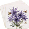 Thistle design Coasters. Designed by Sarah Boddy very atractive tableware.