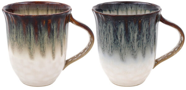 Glaze Roll Top Mugs are part of the Leonardo collection